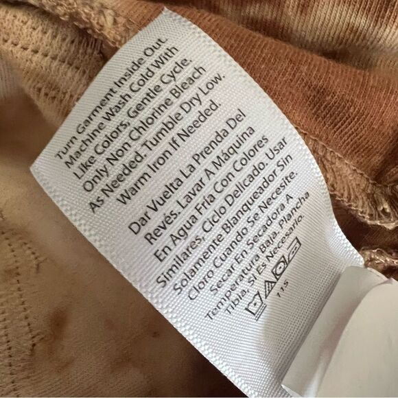 Terra and Sky three quarter sleeve brown and cream textured top size 3X - Picture 7 of 8